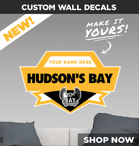 Hudson's Bay Eagles Make It Yours: Wall Decals - Dual Banner