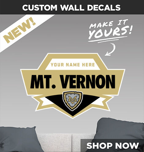 Mt Vernon Marauders Make It Yours: Wall Decals - Dual Banner