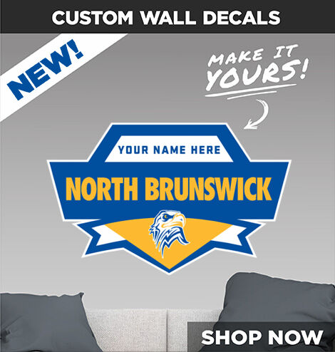 North Brunswick Middle School Raiders Decal Dual Banner Banner