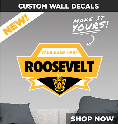 Roosevelt Roughriders Decal Dual Banner Banner