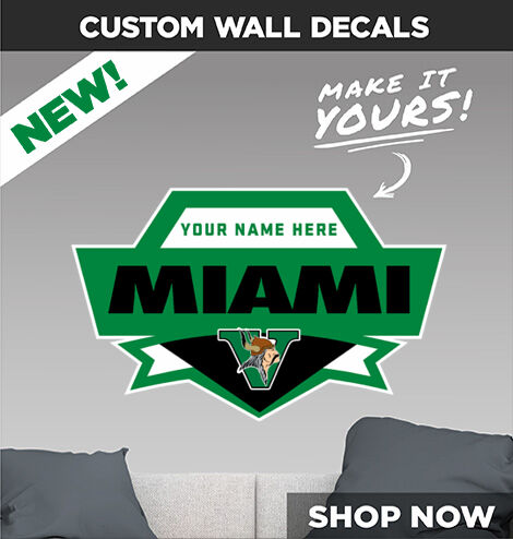 Miami Vandals The Official Online Store Decal Dual Banner Banner