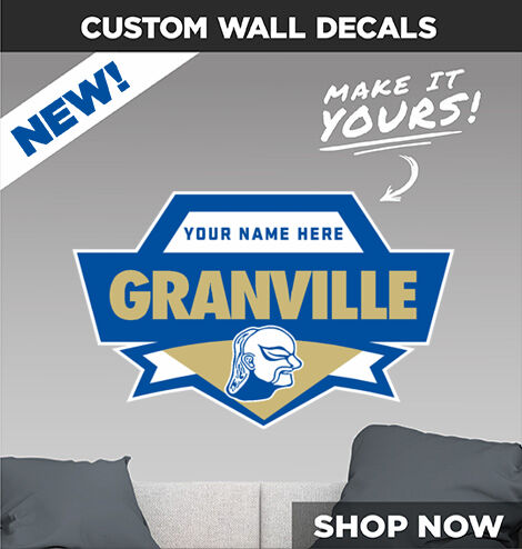 Granville Central Golden Horde Make It Yours: Wall Decals - Dual Banner