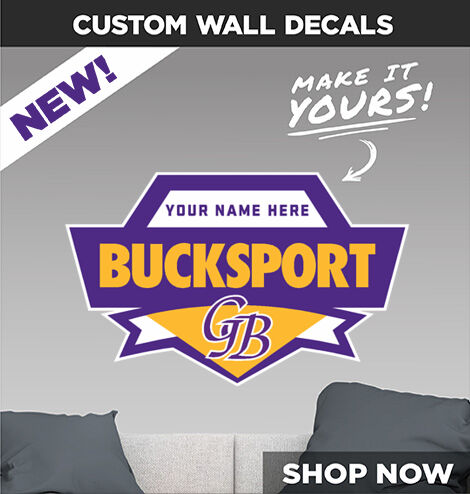 Bucksport  Golden Bucks Make It Yours: Wall Decals - Dual Banner