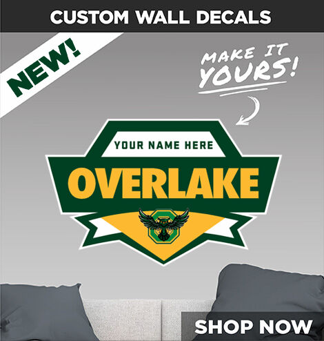 OVERLAKE OWLS ONLINE STORE Make It Yours: Wall Decals - Dual Banner