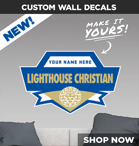 Lighthouse Christian Academy Royals Decal Dual Banner Banner