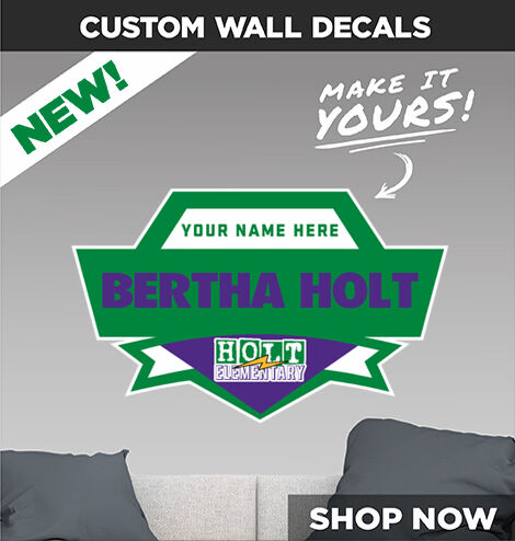 Bertha Holt Bolts Make It Yours: Wall Decals - Dual Banner