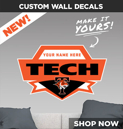 Tech High School Tigers Make It Yours: Wall Decals - Dual Banner