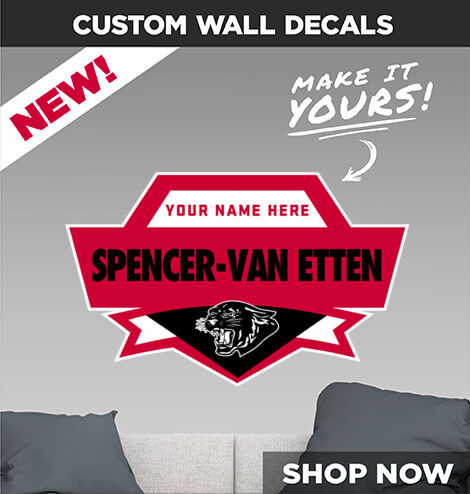 Spencer-Van Etten Panthers Panthers Decal Dual Banner Banner