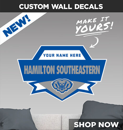 HAMILTON SOUTHEASTERN HIGH SCHOOL ROYALS Make It Yours: Wall Decals - Dual Banner