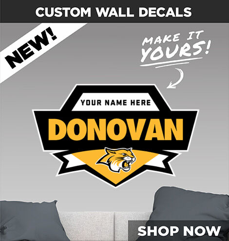 DONOVAN SENIOR HIGH SCHOOL WILDCATS Make It Yours: Wall Decals - Dual Banner