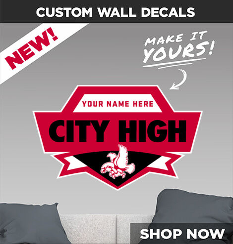 City High Little Hawks Online Athletics Store Decal Dual Banner Banner