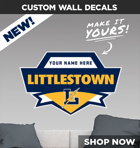 LITTLESTOWN HIGH SCHOOL THUNDERBOLTS Make It Yours: Wall Decals - Dual Banner