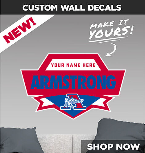 ARMSTRONG HIGH SCHOOL FALCONS Make It Yours: Wall Decals - Dual Banner