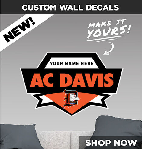 AC Davis Pirates Make It Yours: Wall Decals - Dual Banner
