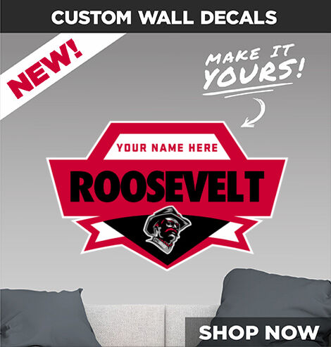 Roosevelt Roughriders Make It Yours: Wall Decals - Dual Banner