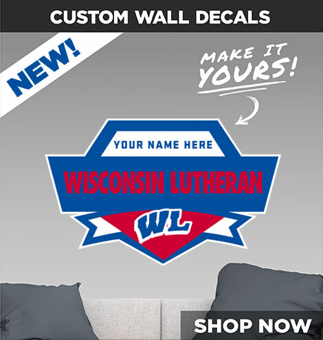 Wisconsin Lutheran Vikings Decal Dual Banner Banner