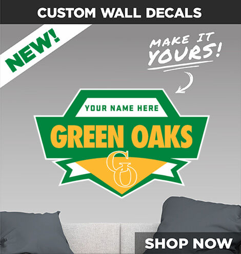 GREEN OAKS HIGH SCHOOL GIANTS Make It Yours: Wall Decals - Dual Banner
