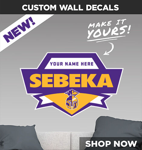 SEBEKA HIGH SCHOOL Trojans Online Store Make It Yours: Wall Decals - Dual Banner