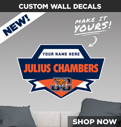Julius Chambers High School COUGAR Decal Dual Banner Banner