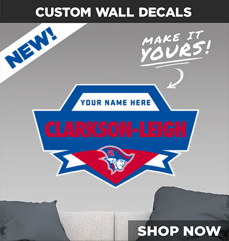 Clarkson-Leigh Patriots Decal Dual Banner Banner