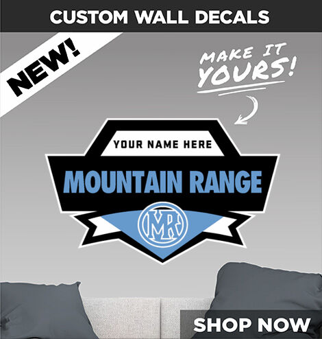Mountain Range Mustangs Online Store Make It Yours: Wall Decals - Dual Banner
