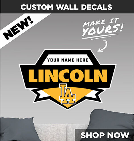 Lincoln Abes Make It Yours: Wall Decals - Dual Banner
