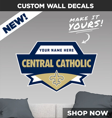 Central Catholic Saints Decal Dual Banner Banner