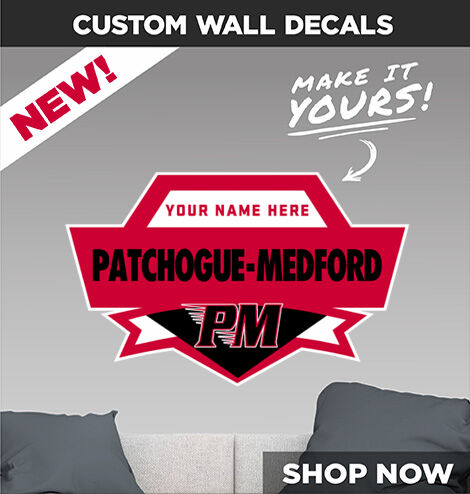 PATCHOGUE-MEDFORD Official Store of the Raiders Make It Yours: Wall Decals - Dual Banner