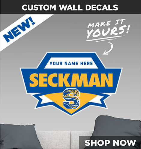 SECKMAN JAGUARS SIDELINE STORE Make It Yours: Wall Decals - Dual Banner