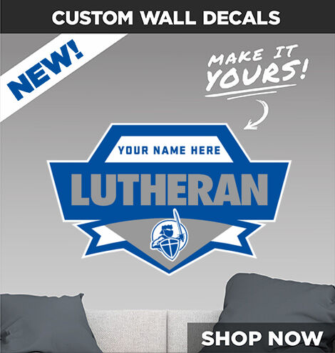 LUTHERAN HIGH SCHOOL CRUSADERS Make It Yours: Wall Decals - Dual Banner