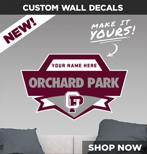 ORCHARD PARK HIGH SCHOOL QUAKERS Decal Dual Banner Banner