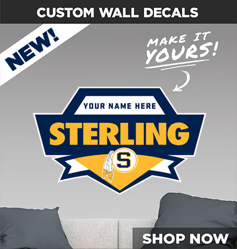 STERLING HIGH SCHOOL GOLDEN WARRIORS Make It Yours: Wall Decals - Dual Banner