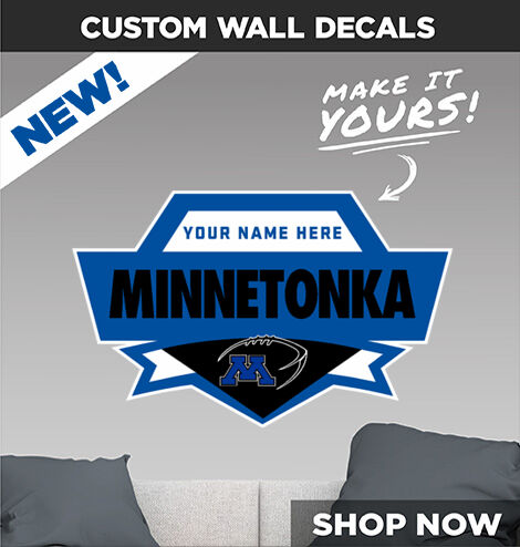 Minnetonka Skippers Make It Yours: Wall Decals - Dual Banner