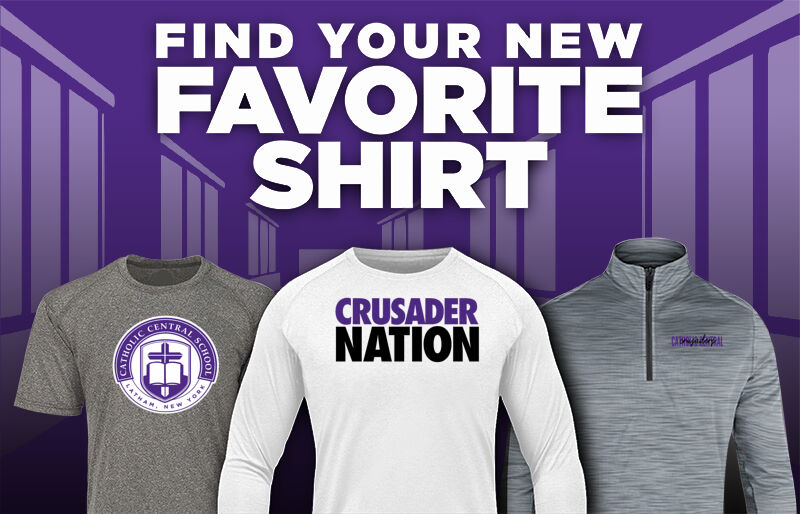 Catholic Central School Crusaders Find Your Favorite Shirt No EMB - Dual Banner