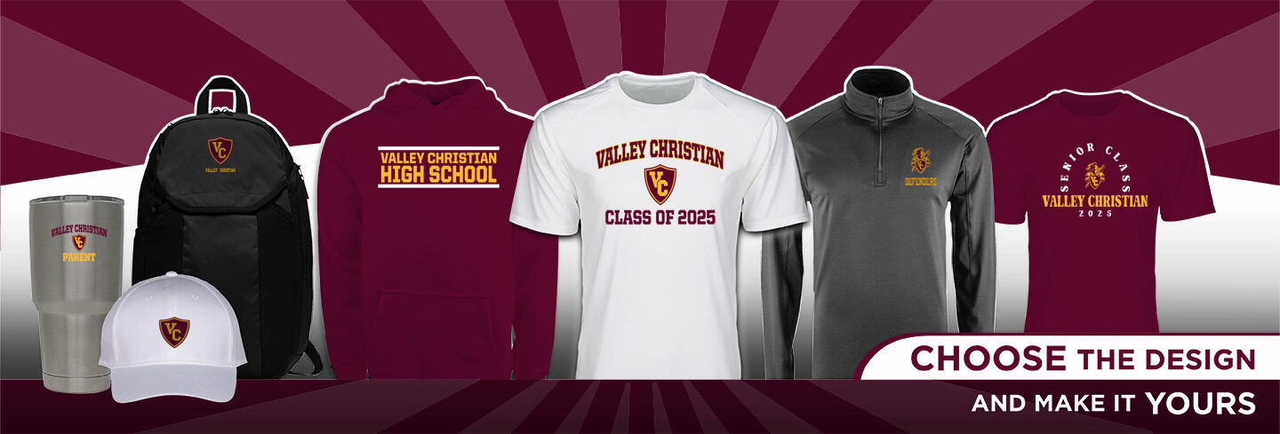 VALLEY CHRISTIAN HIGH SCHOOL Defenders No Text Hero Banner - Single Banner