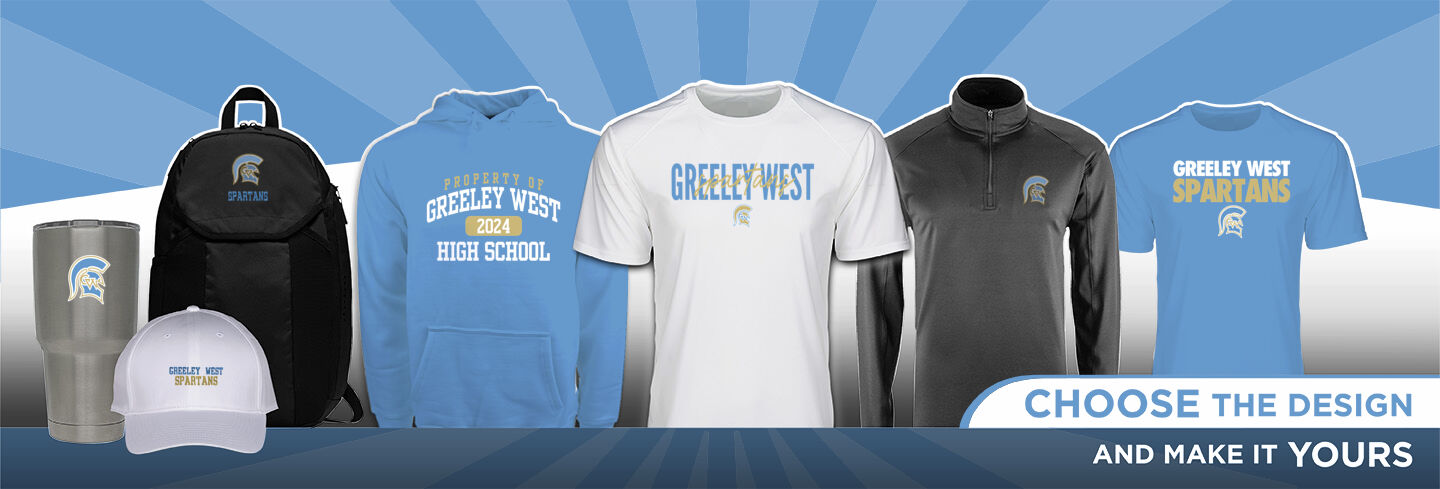Greeley West Spartans No Text Hero Banner - Single Banner