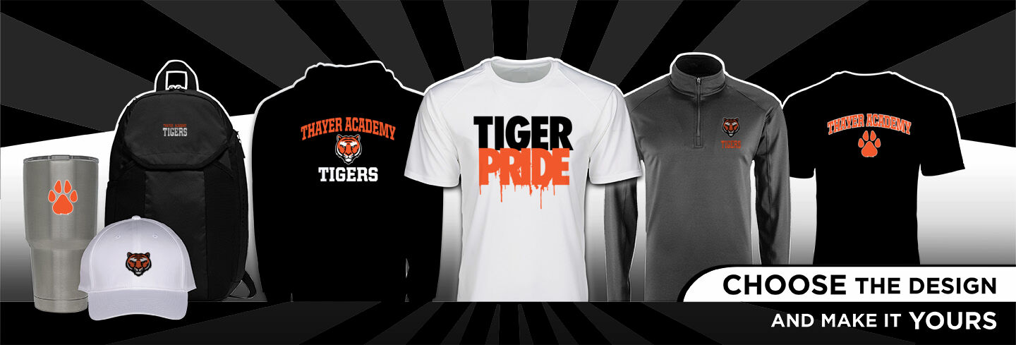 THAYER ACADEMY TIGERS No Text Hero Banner - Single Banner