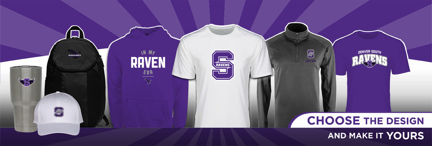 Denver SOUTH HIGH SCHOOL Ravens No Text Hero Banner - Single Banner