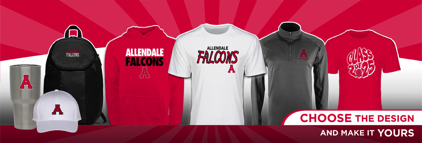 ALLENDALE HIGH SCHOOL FALCONS - ALLENDALE, Michigan - Sideline Store ...