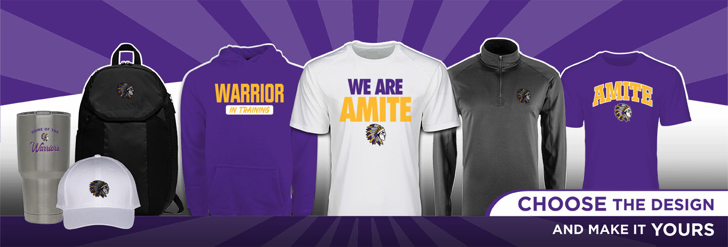 AMITE HIGH SCHOOL WARRIORS No Text Hero Banner - Single Banner