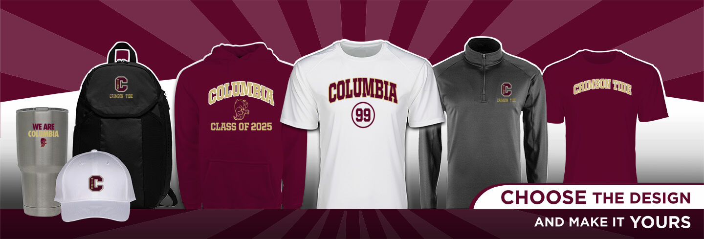 COLUMBIA HIGH SCHOOL CRIMSON TIDE No Text Hero Banner - Single Banner