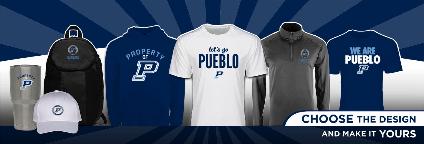 PUEBLO HIGH SCHOOL WARRIORS No Text Hero Banner - Single Banner