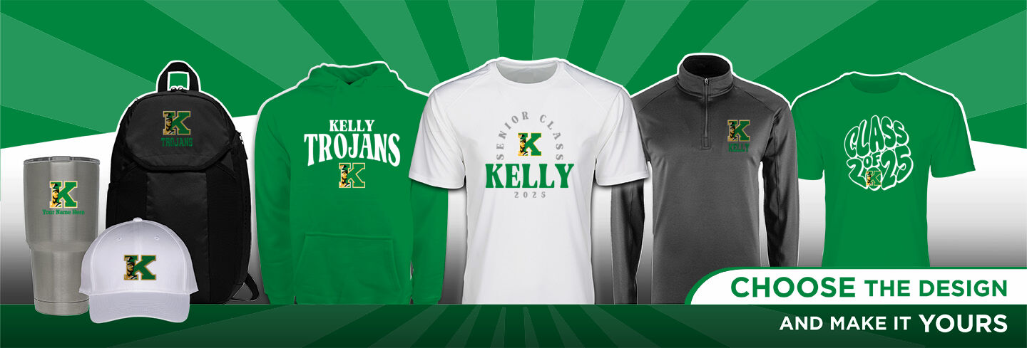 KELLY HIGH SCHOOL TROJANS No Text Hero Banner - Single Banner
