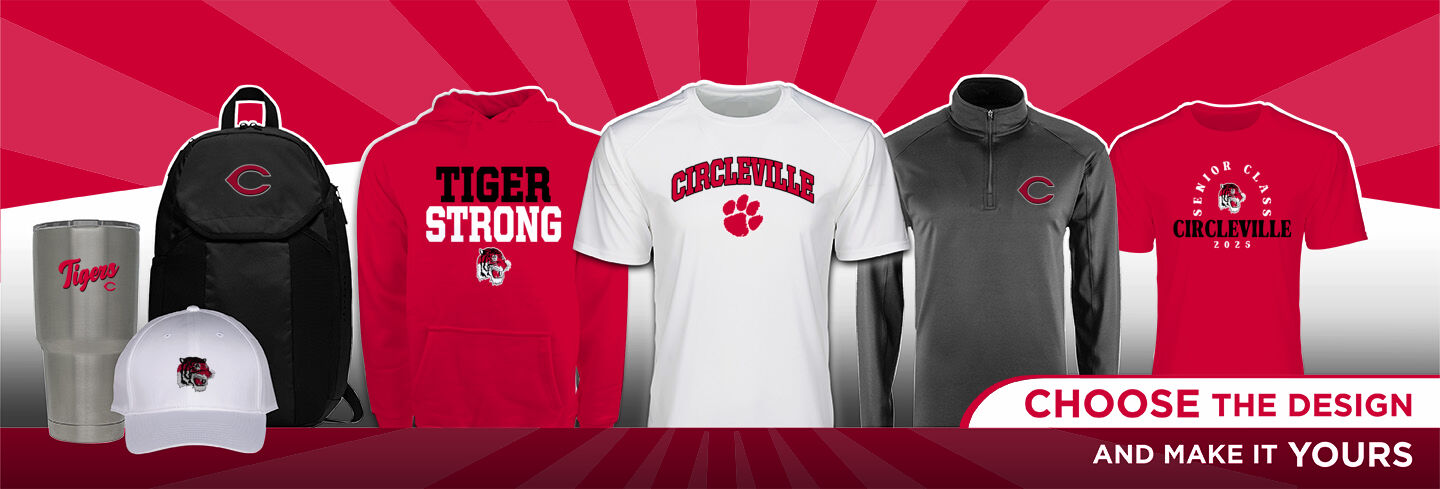 CIRCLEVILLE HIGH SCHOOL TIGERS No Text Hero Banner - Single Banner