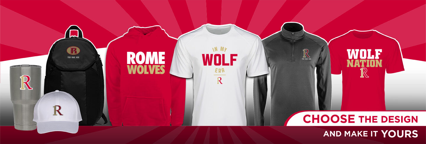 Rome High School Wolves Online Store No Text Hero Banner - Single Banner