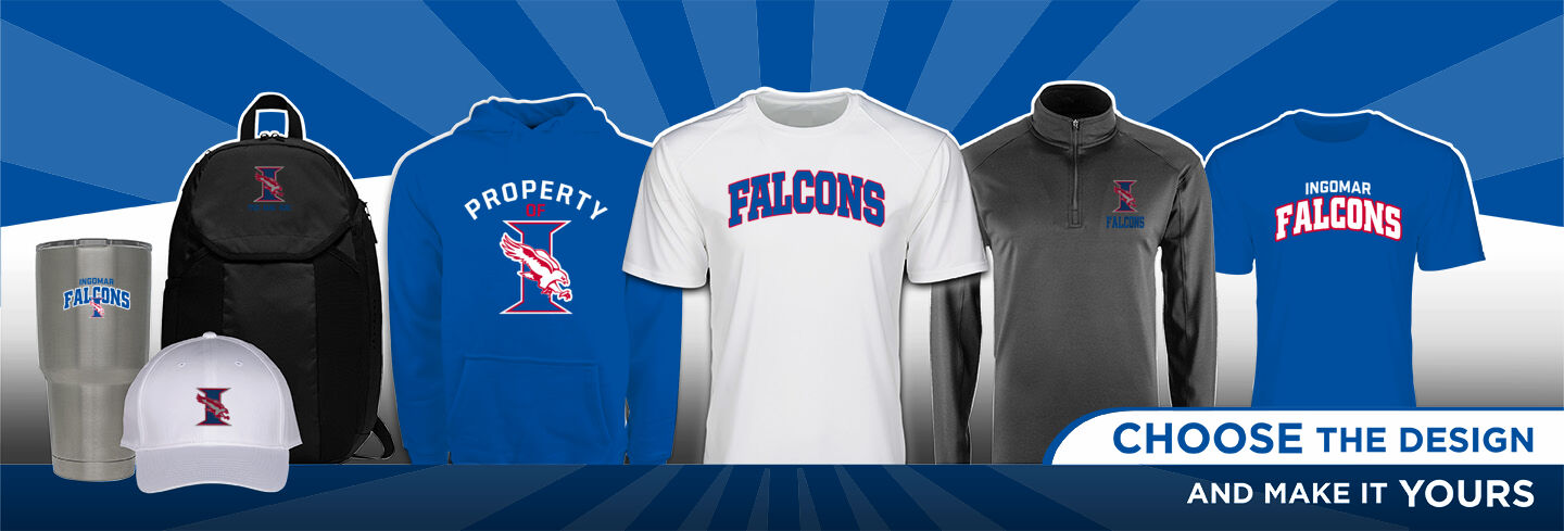INGOMAR HIGH SCHOOL FALCONS No Text Hero Banner - Single Banner