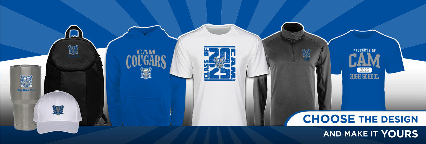 CAM HIGH SCHOOL COUGARS No Text Hero Banner - Single Banner