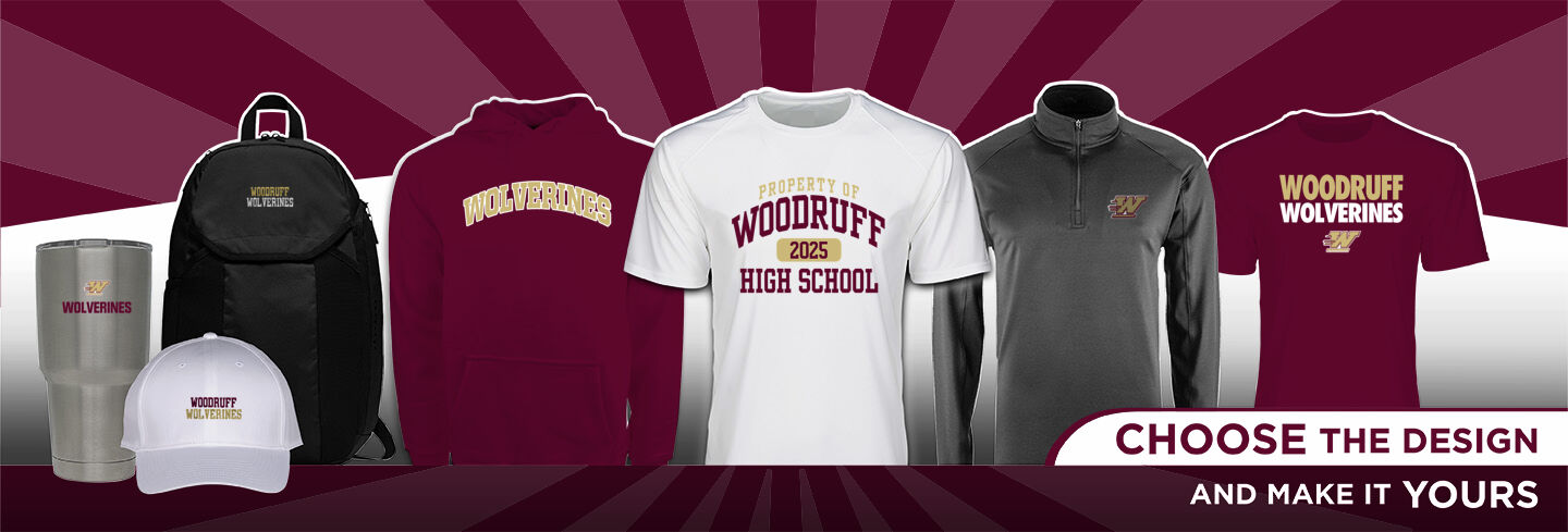 WOODRUFF HIGH SCHOOL WOLVERINES No Text Hero Banner - Single Banner
