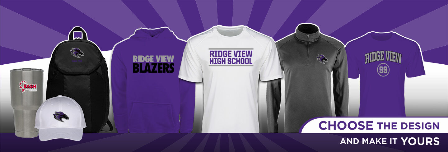 Ridge View  Blazers No Text Hero Banner - Single Banner