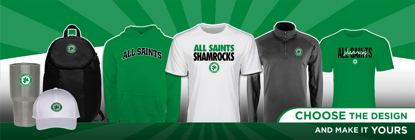 All Saints  SHAMROCKS No Text Hero Banner - Single Banner